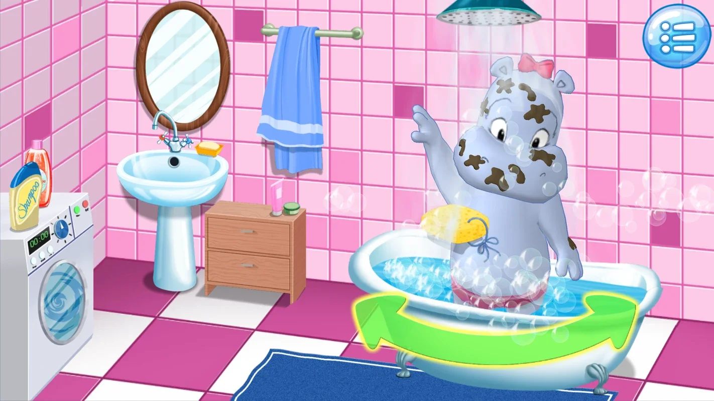 Hippo Washing for Android: Fun Cleaning Experience