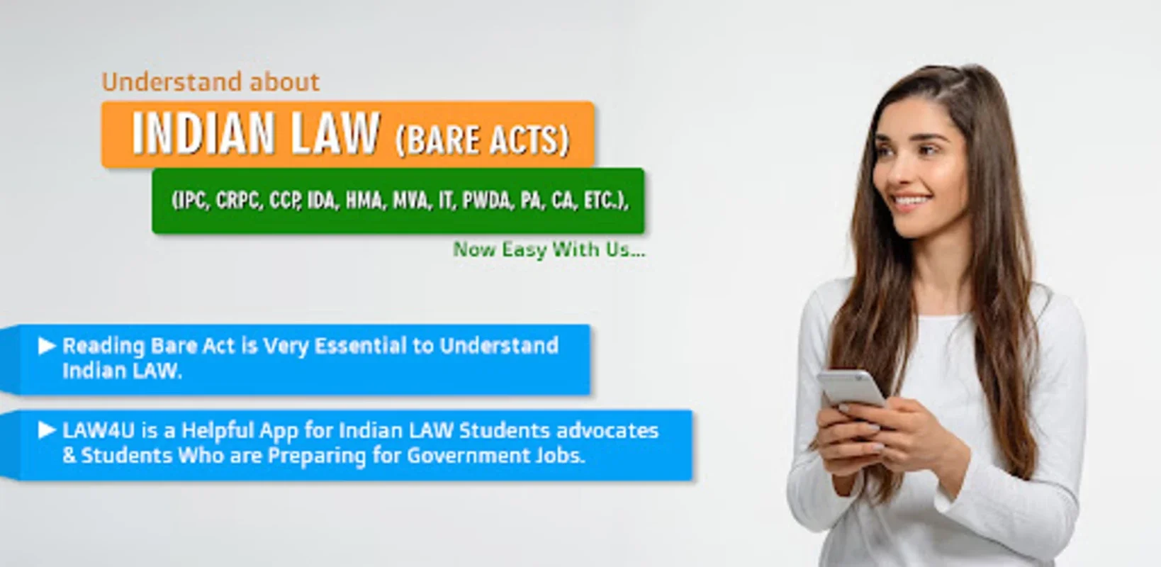 Law4u - Law of India & Acts for Android - No Downloading Required