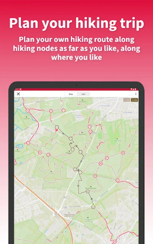 NodeMapp Hike for Android - Plan Your Hiking Routes