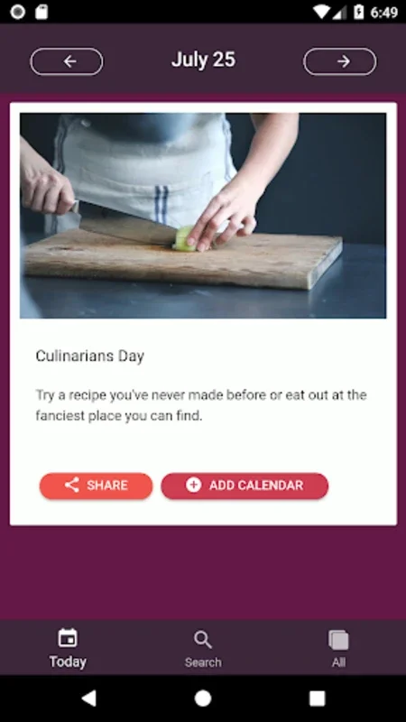 Everyday Holidays for Android - Celebrate Quirky Holidays