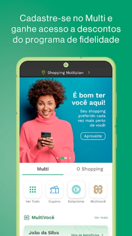 Multi: Descontos nos Shoppings for Android - Seamless Mall Experience