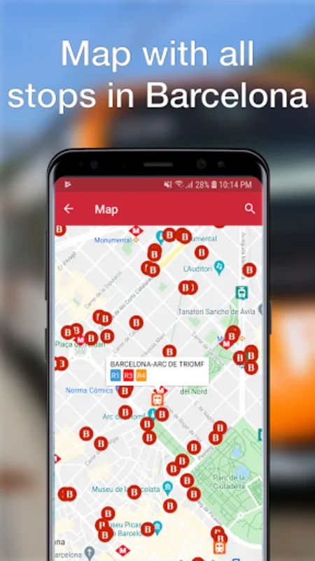 Barcelona Transport - TMB Bus Metro Rodalies Tram for Android