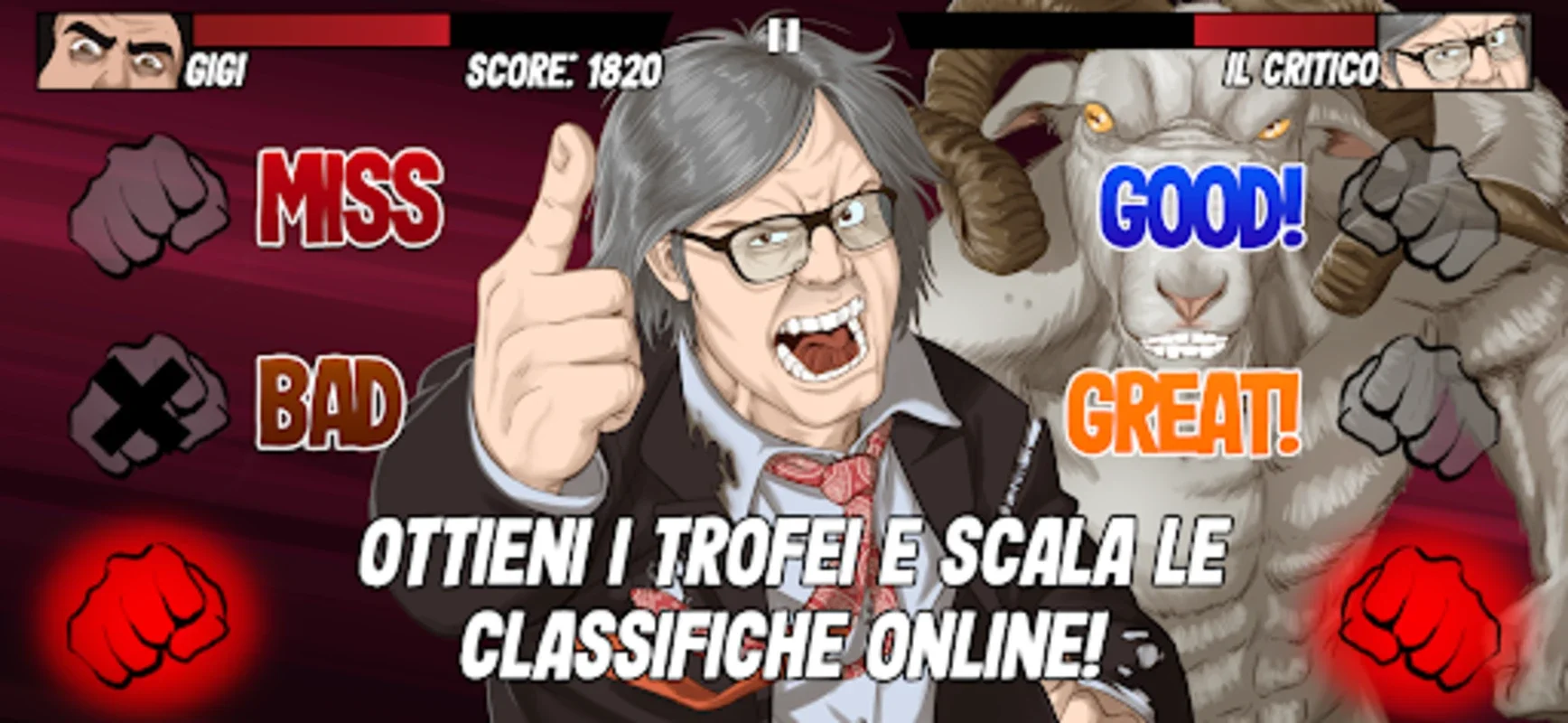 Gigi il Guerriero for Android: Engaging Combat in Dystopian Italy