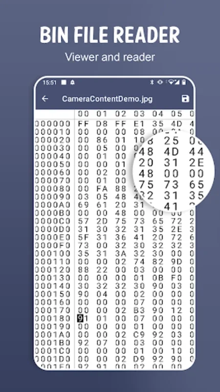 Bin File Opener: Bin Viewer for Android - Efficient BIN File Management