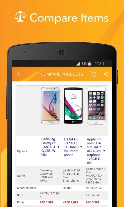 Sharaf DG for Android - Shop Electronics at Your Fingertips