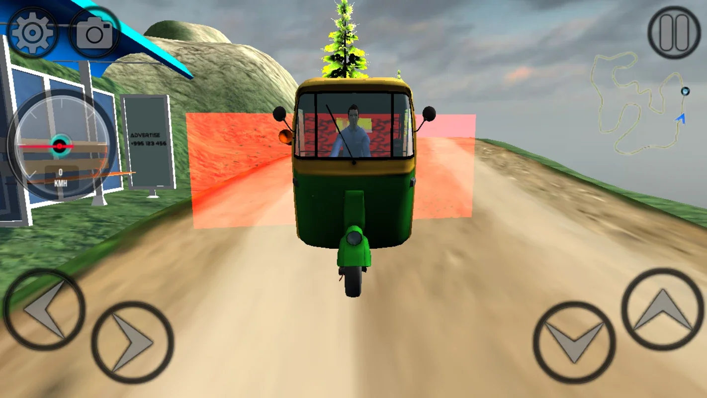 Mountain Auto Tuk Tuk Rickshaw for Android - No Download Needed, Play Now!