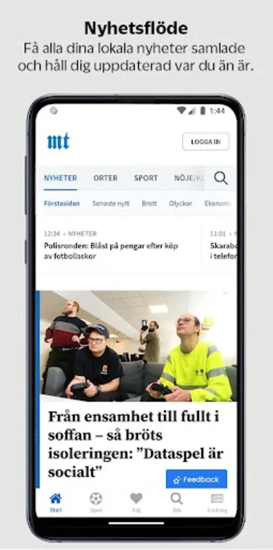 MT for Android - Customizable Local News