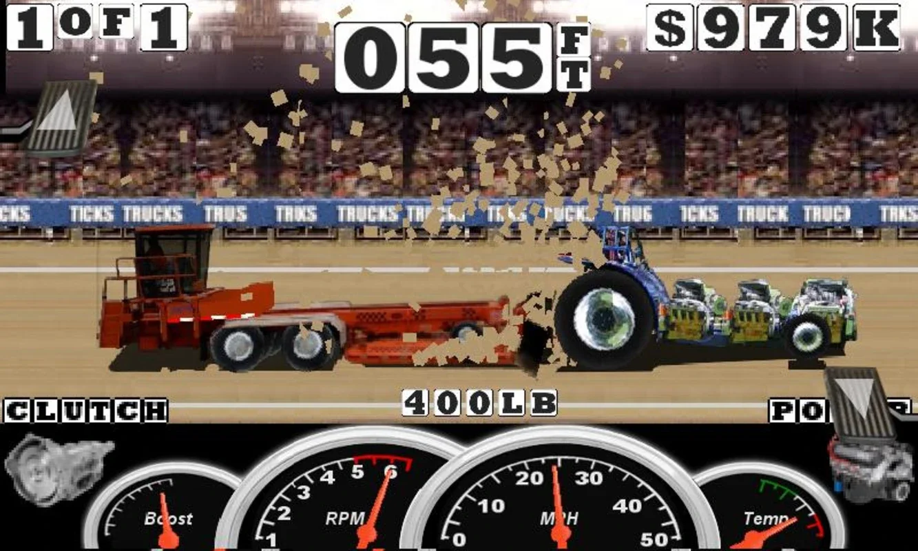 Tractor Pull for Android - Thrilling Tractor Pulling Action