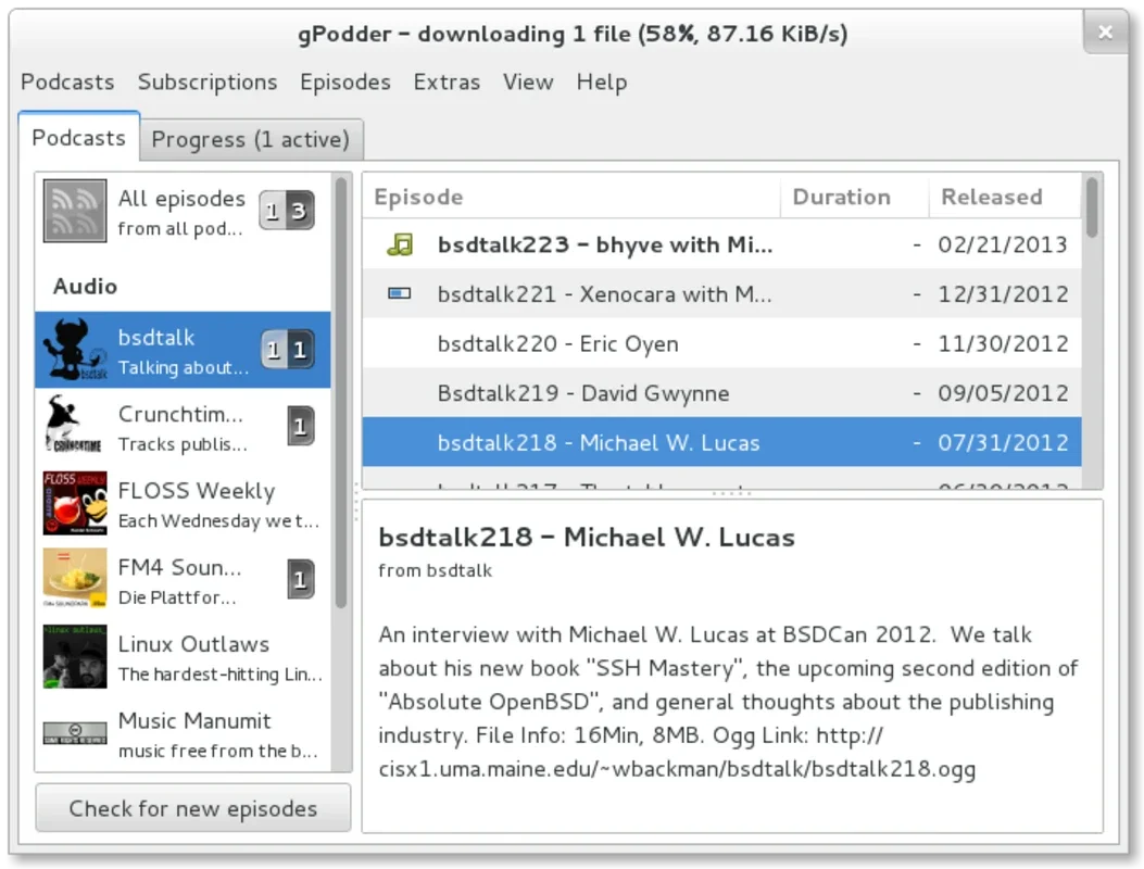 gPodder for Mac: Effortless Podcast Downloading