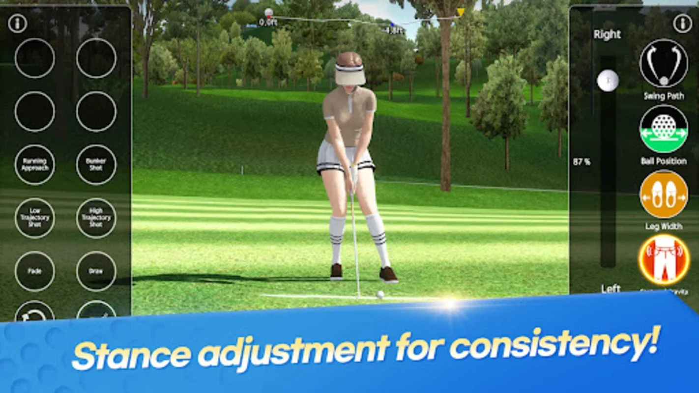 GOLFZON M: Real Swing for Android - No Downloading Needed