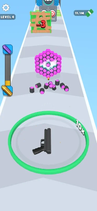 Spin Shots Run for Android - Unleash Bullet Cloning Fun