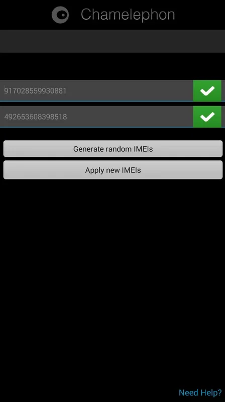 Chamelephon for Android - Easily Change IMEI