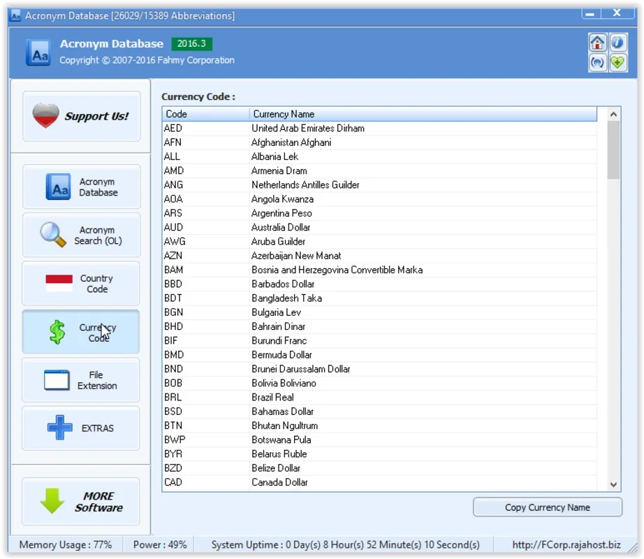 FCorp - Acronym Database for Windows: Unlock Acronym Creation