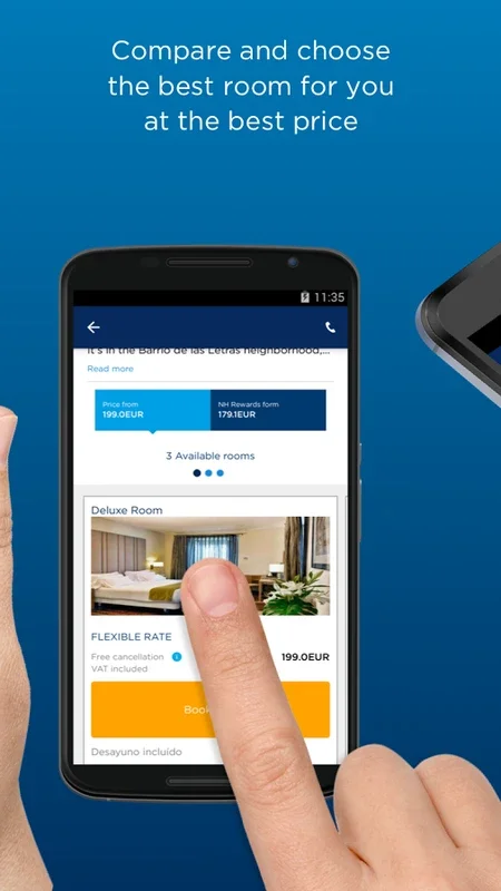 NH Hotels for Android - Streamlined Hotel Booking