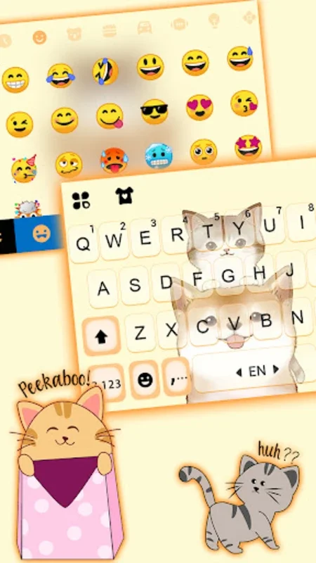 Adorable Akita Kitty Keyboard for Android - Customize Typing