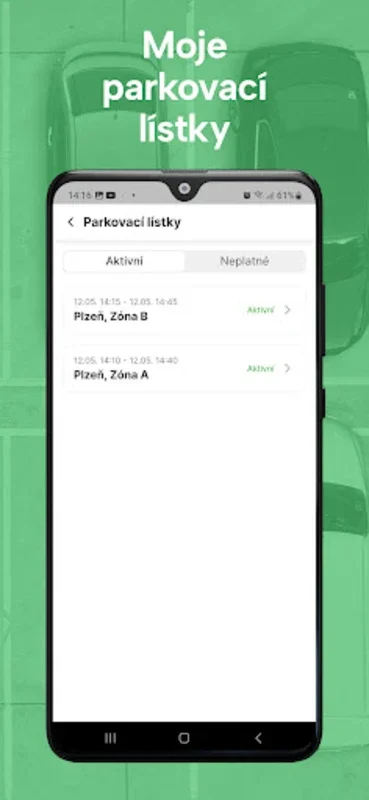 ParkSimply Plzeň for Android - Seamless Parking Payments