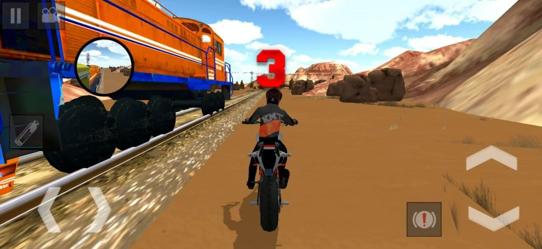 Bike vs. Train on Android: Outrun Trains with Your Bike