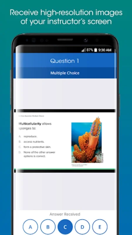 iClicker Student for Android - Interactive Classroom Tool