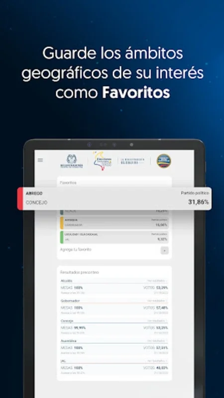 Territoriales Colombia 2023 for Android - Track Election Results