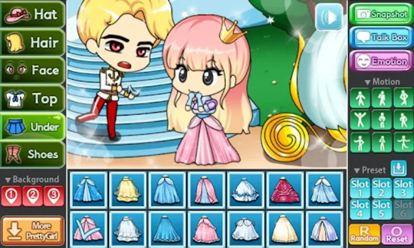 Pretty Girl's Cinderella Style for Android: Magical Fashion