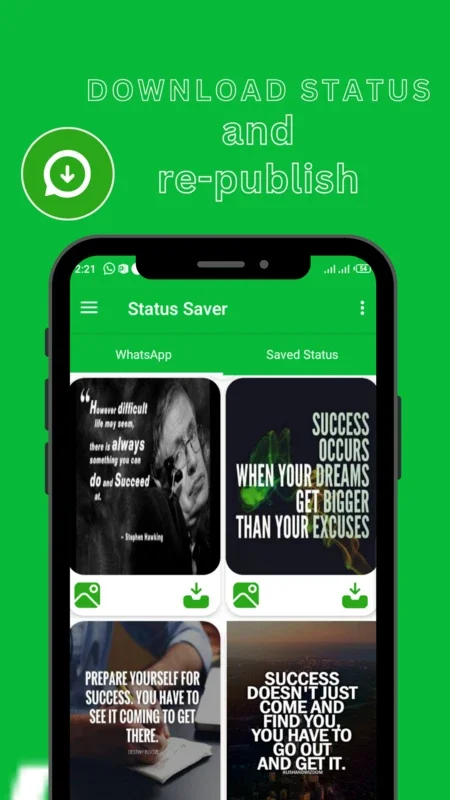 Status Saver for Android - Effortlessly Save and Share WhatsApp Statuses