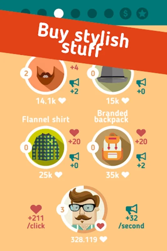 Hipster Clicker for Android - Unleash Your Fashion Sense