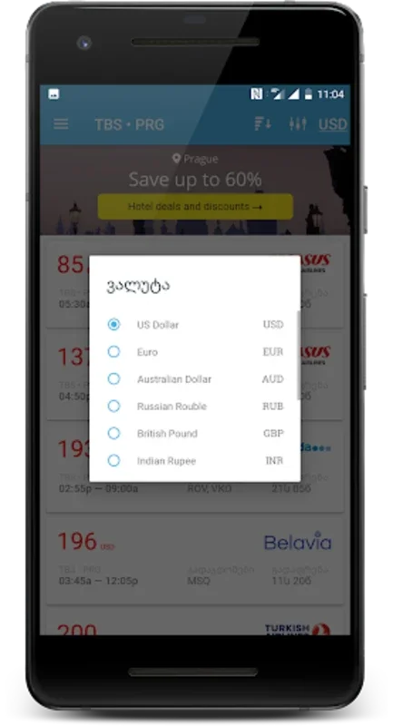 avia.ge cheap flights for Android - Effortless Flight Booking