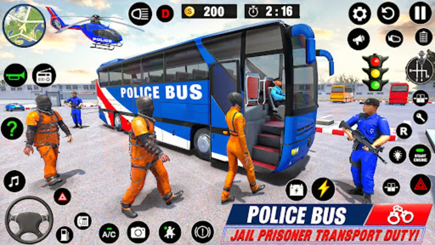 Police Bus Simulator Bus Games for Android - Realistic Police Bus Driving