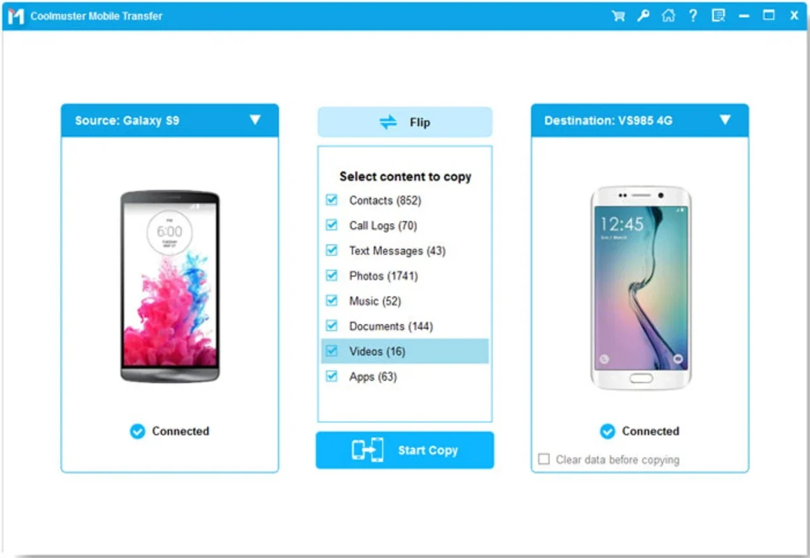 Coolmuster Mobile Transfer for Windows - Seamless Data Transfer