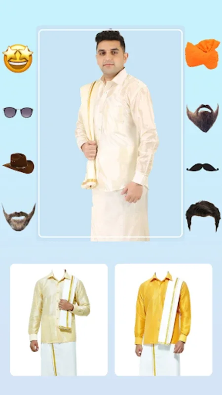 Men Salwar Kameez Photo Suit for Android - Virtual Fitting