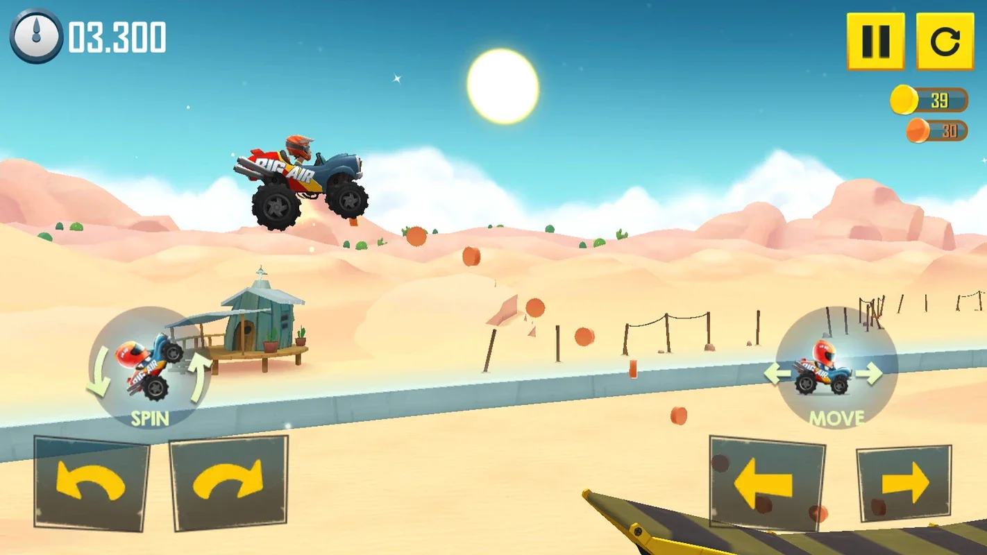 Motocraft for Android: Challenging 2D Driving Game