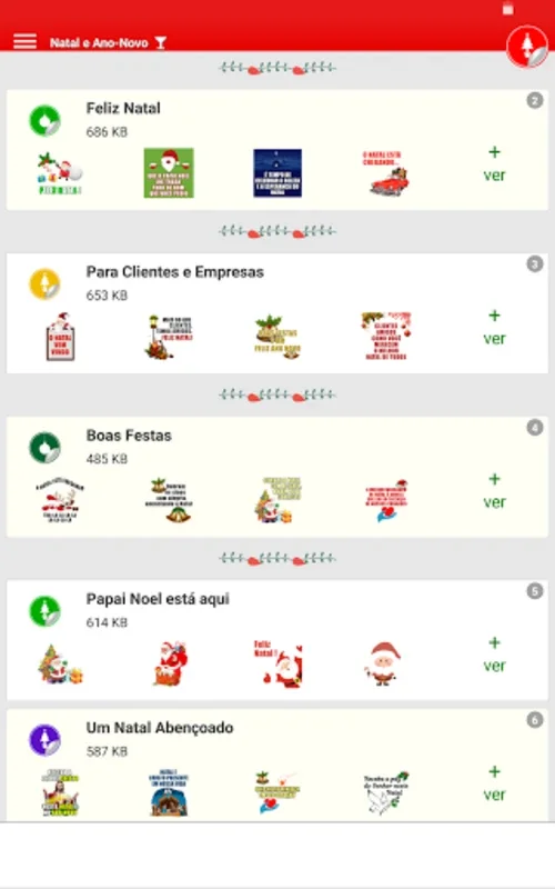 Figurinhas de Natal e Ano Novo for Android - Enhance Holiday Messaging