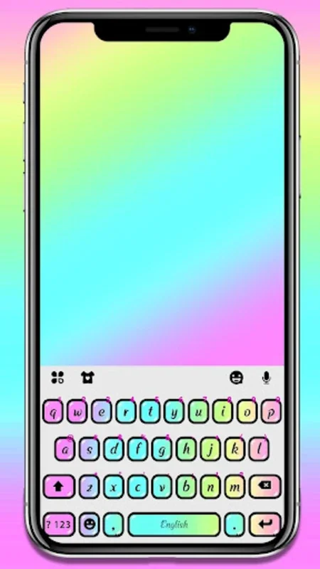 Colorful Laser Theme for Android - Customizable Keyboard