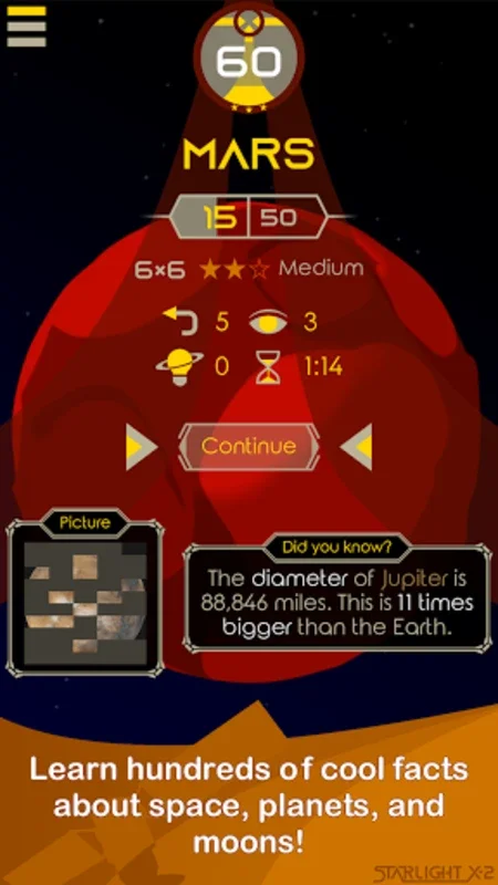 Starlight X-2: Space Sudoku for Android - Cosmic Puzzle Fun