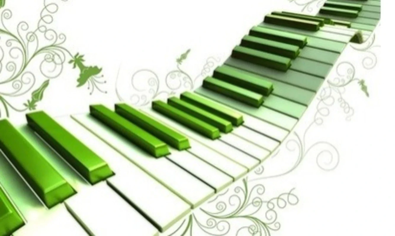 Wavy and Green Piano wallpaper for Windows - Free Download