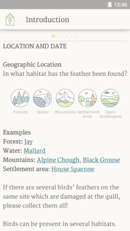 Feather Gallery for Android: Accurate Bird Feather ID