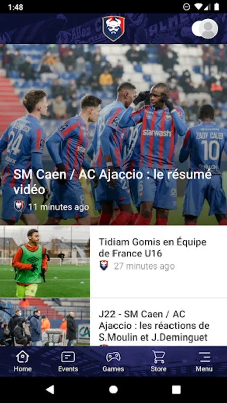 SM Caen for Android - The Ultimate Fan Experience