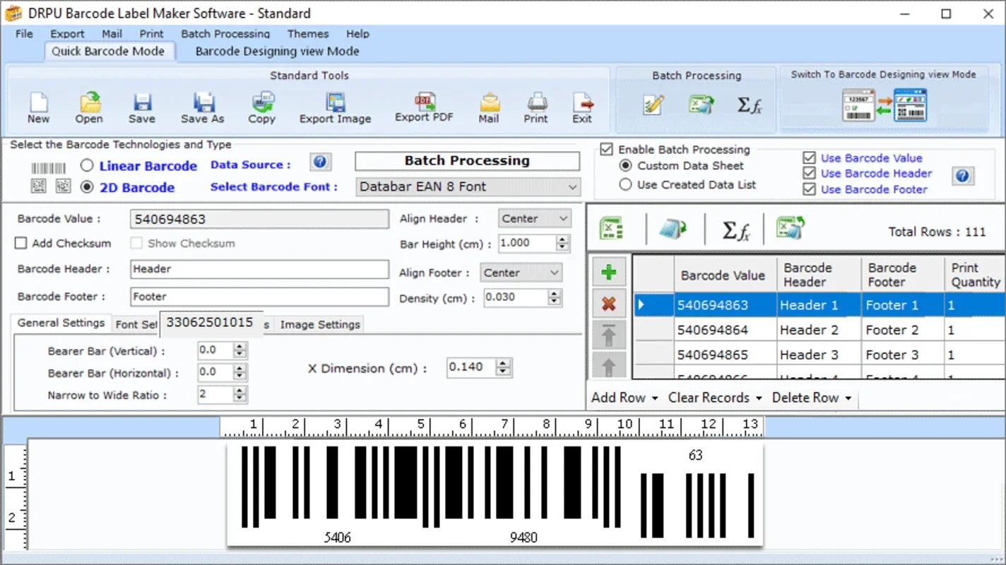 Business Barcode Maker Software for Windows - Efficient Barcode Creation