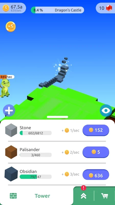 TapTower for Android - Build the Dragon's Tower