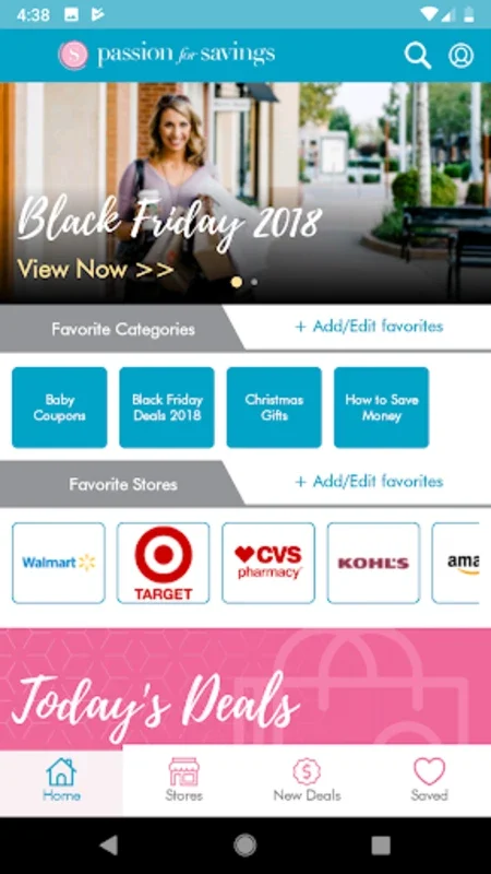 Passion For Savings for Android - Maximize Savings Daily