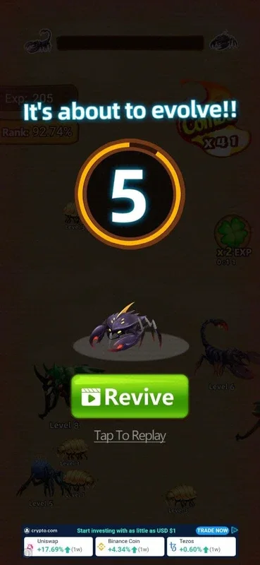 Insect Evolution for Android - Engaging Evolutionary Game