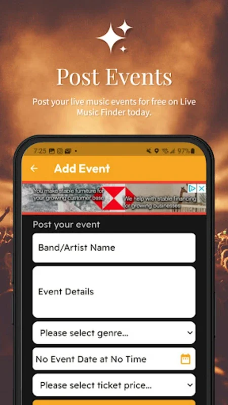 Live Music Finder for Android: Discover Local Gigs