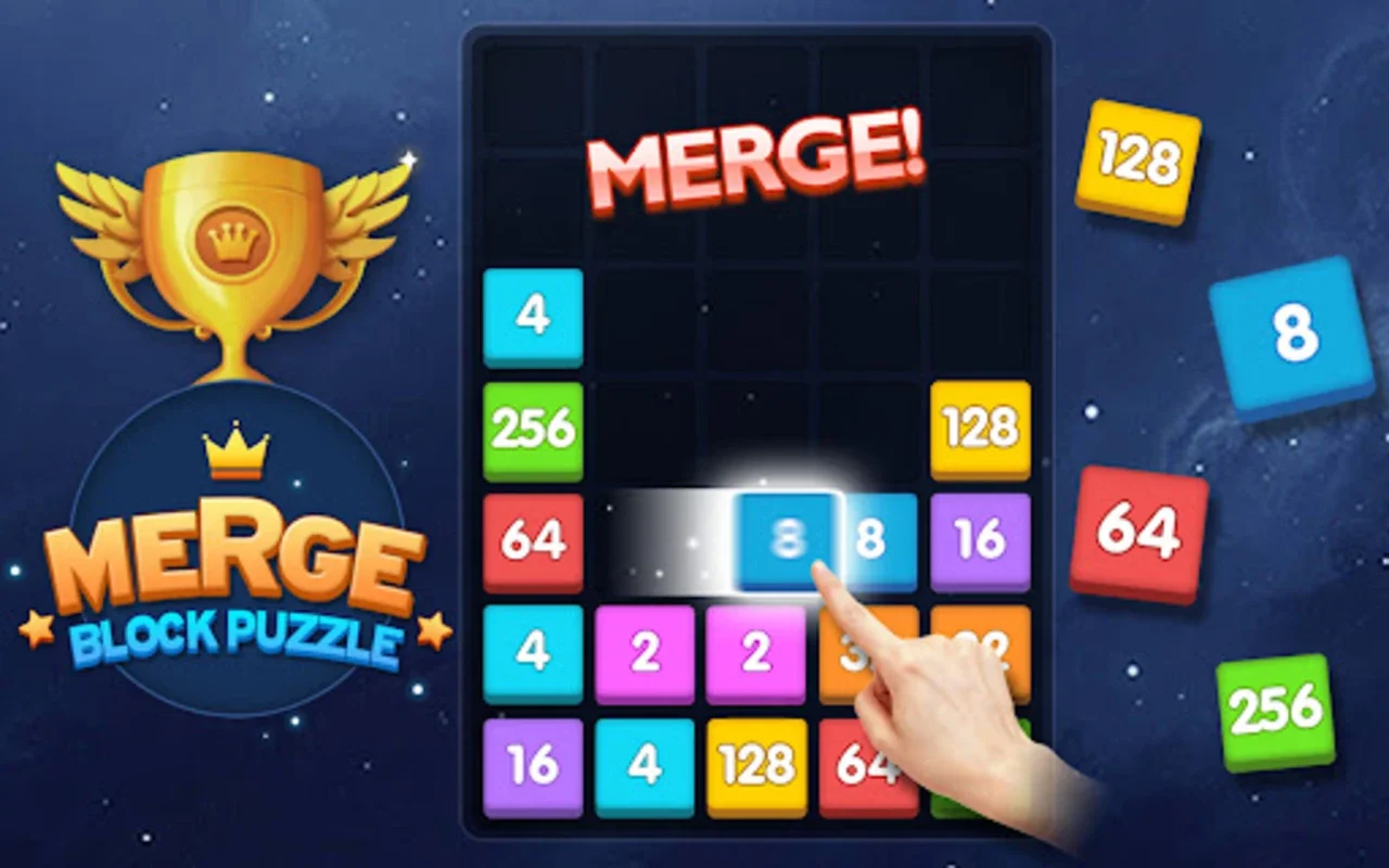 Merge Games-2048 Puzzle for Android - Strategic Brain Teaser