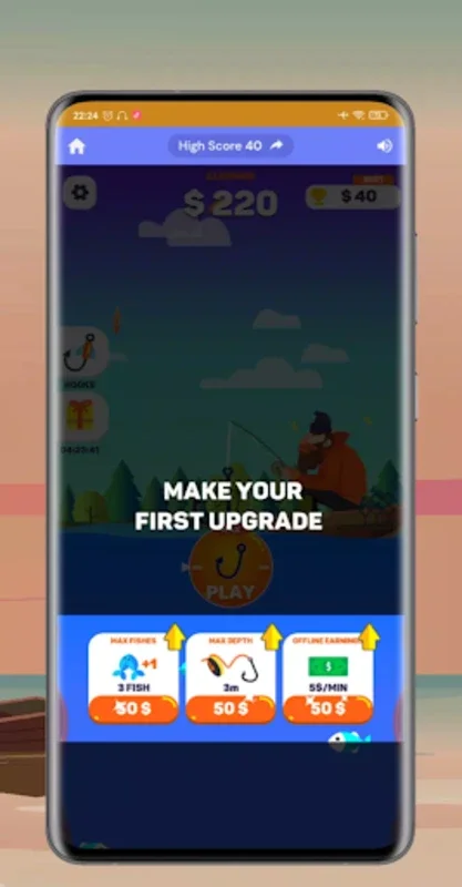 Tiny Fishing for Android - Engaging Fishing Game