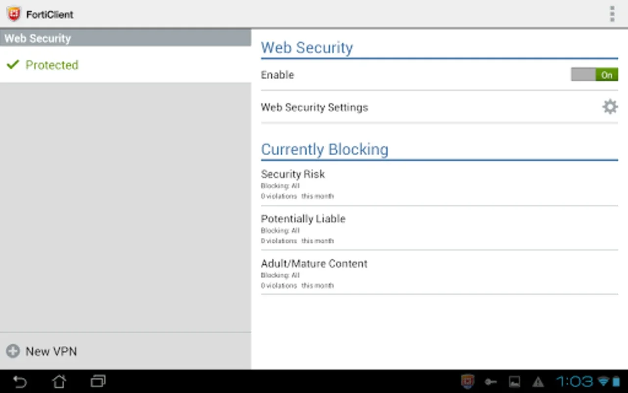 FortiClient for Android - Secure Your Mobile Browsing