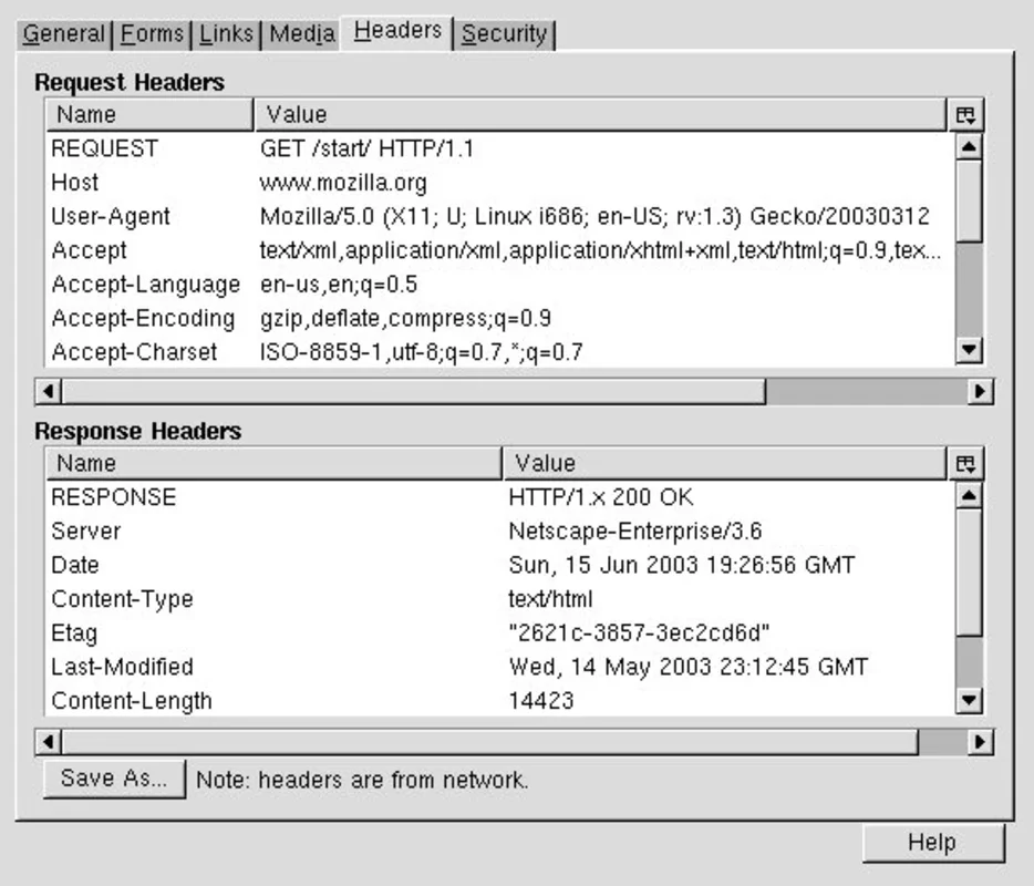 LiveHTTPHeaders for Windows - Analyze HTTP Headers