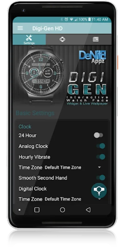 Digi-Gen HD Watch Face for Android: Customizable Interface