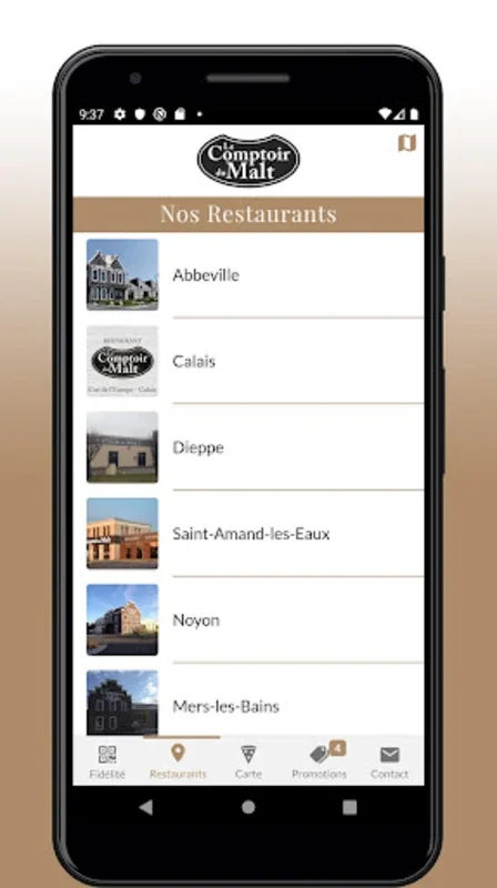 Le Comptoir du Malt for Android: Explore Northern French Cuisine