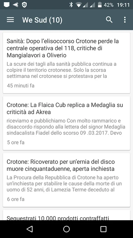 Crotone notizie gratis for Android - Stay Informed with Real-time News