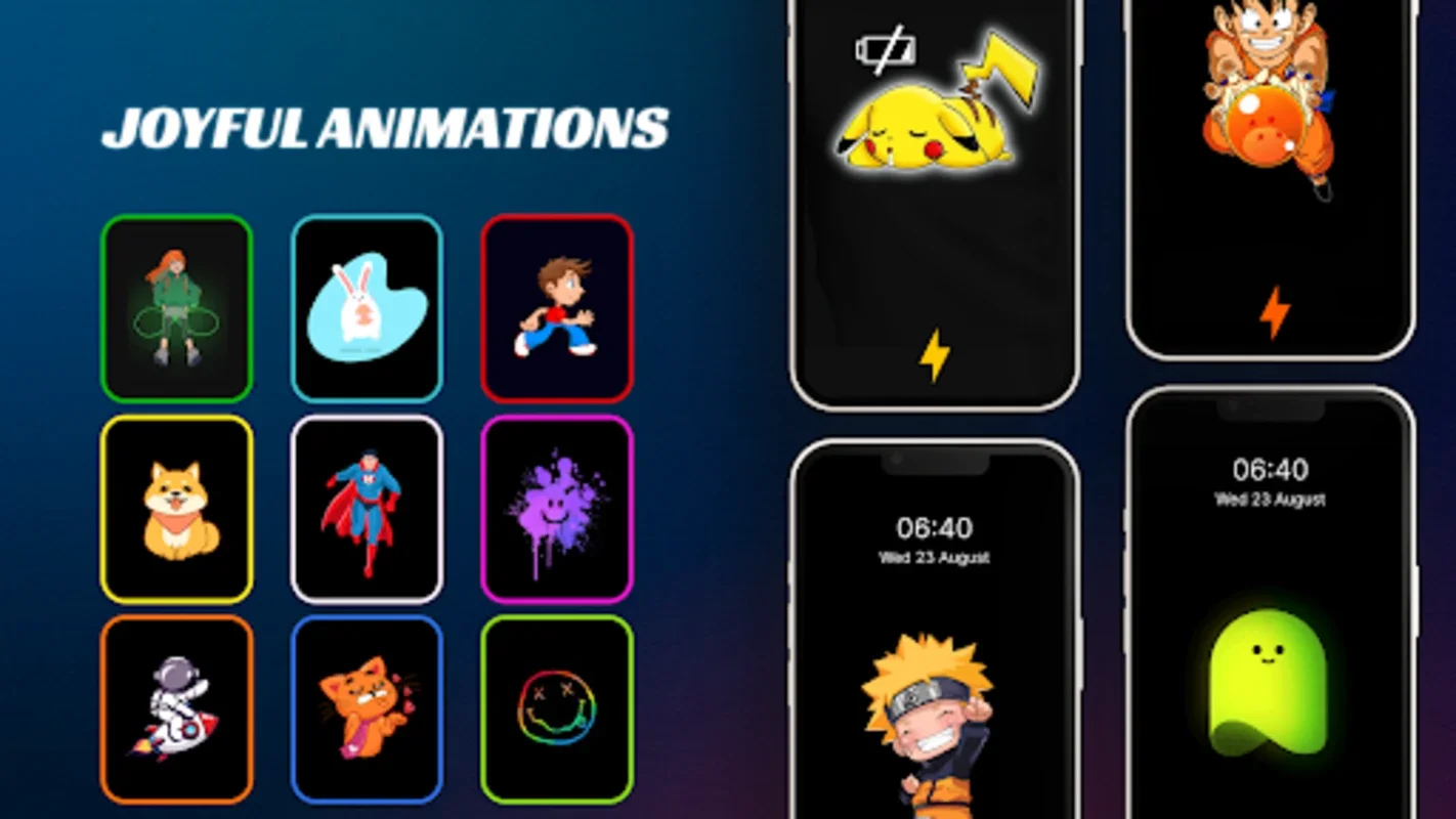 Battery Charging Animation Art for Android: Customizable & Cool